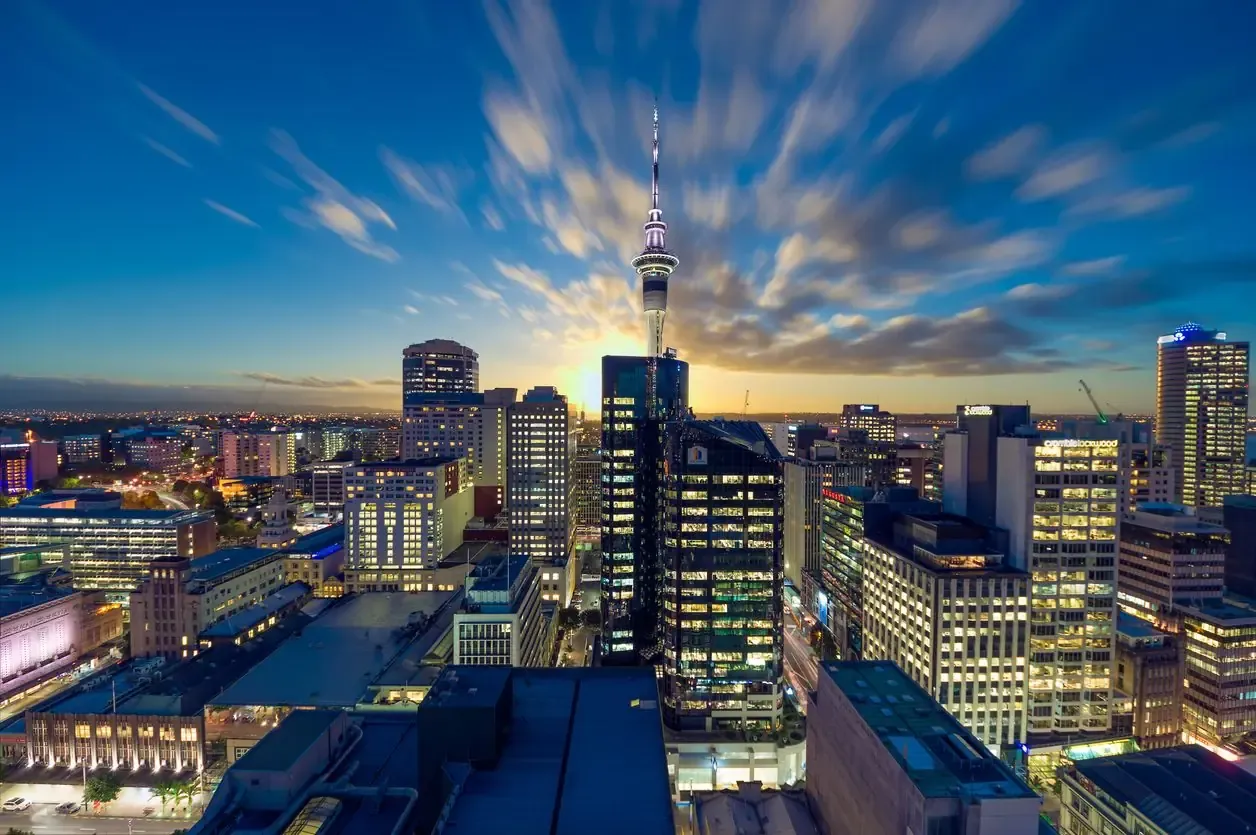 Auckland at night