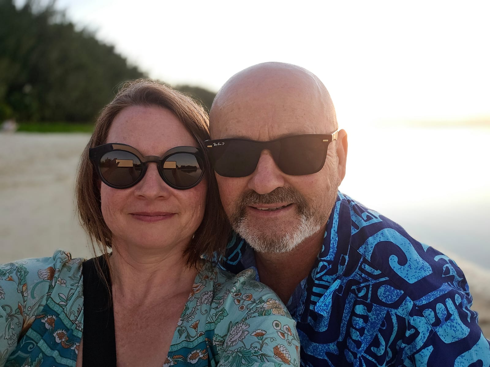 Karen & Dale sunset beach